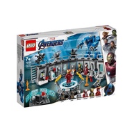 76125 Super Heroes Marvel Avengers Iron Man Hall of Armor, Modular Lab with 6 Marvel Universe Minifi