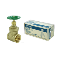 ประตูน้ำ ซันวา SANWA ขนาด 3 (3นิ้ว)  ทองเหลือง 1 กล่อง 