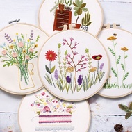 (DEAL) Beginner Needlework Kits Embroidery Set Cross Stitch Series DIY Crafts