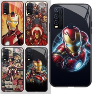 HD Glass Case for VIVO V5 Lite Y50 Y20s Y20 Y30 S1 Y20i V15 Pro Z-102 Iron Man