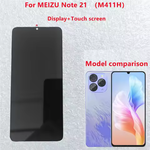 For Meizu Note 21 M411H Lcd Display Touch Screen Digiziter Assembly