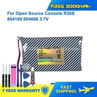 3000mAh For Open Source Console R36S Retro Handheld 3.7V Battery