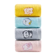 Jieliya 7A Antibacterial Children Towel Pure Cotton Infant Class A Cartoon Soft Face Towel Bath Hand
