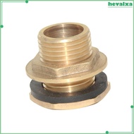 [Hevalxa] 2 DN15 Brass Water Tank Hose Water Tube Pipe Connector Adapter Tap Fittings