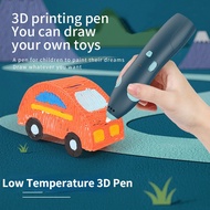 [Low Temperature] 3d Printing Pen 3D Pen Wireless 3D Kidss Stereo Graffiti Pen Tiktok 3b Painting Pe