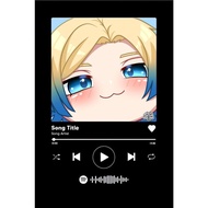 Pola music frame 6x9 Blue Lock char Kaiser