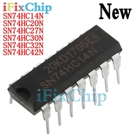 5pcs SN74HC14N DIP-14 74HC14N 74HC14 SN74HC20N SN74HC27N SN74HC30N SN74HC32N SN74HC42N 74HC20 74HC27