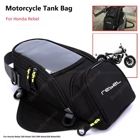 Motorcycle Fuel Bag Mobile Phone Navigation Tank For Honda Rebel 300 Rebel 500 CMX Rebel300 Rebel500