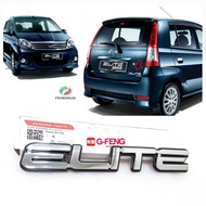 Original Perodua Viva Elite Rear Bonnet Emblem ELITE logo .Genuine parts ,Chrome