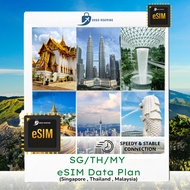 【eSim】SEA 3 l Singapore - Indonesia - Malaysia eSim Roaming Data【3GB-20GB】GOGO ROAMING Travel eSIM