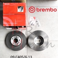 Brembo 09.C405/6.13 Front Disc Rotor 348mm BMW F10, 6" F13, 7" F01 (depan)