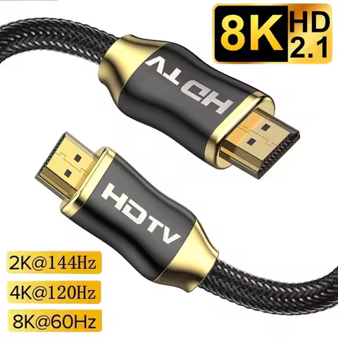 8K HDMI-compatible Cable HDTV 2.1 Cable 8K 4K HDR Audio Cable for Sony Optical Fiber PS5 Projec TV B