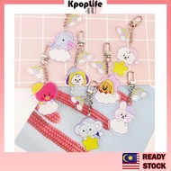 Cute Baby Keychain Pyjamas Series BT 21 Arcylic Keyring Keychain Bag Charm Fashion Keychain Collecti