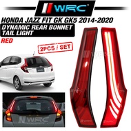 Honda Jazz Fit GK GK5 2014 - 2020 Dynamic Rear Bonnet Tail Lamp Light