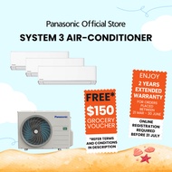 Panasonic X-Premium R32 System 3 Aircon with nanoe™X (5 Ticks)