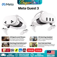 Meta Quest 3 3S VR Gaming Headset 128G 256GB 512GB Virtual Reality Headset 4K Video Snapdragon XR2 G