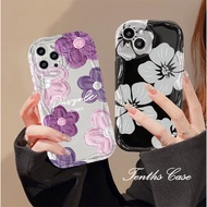 Compatible for Huawei Nova 7 8 9 10 11 5T 7i P30 P40 P50 P60 Pro Mate 50 40 30 Pro 5G Bloom Flowers Shockproof 3D Wave Edge Phone Case Soft Cover