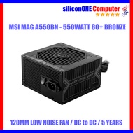 MSI A550BN Powersupply A550 550Watt 80+ Bronze MAG PSU