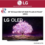 LG C1 4K Smart Self-Lit OLED TV with AI ThinQ 2021 (48") OLED48C1PTB