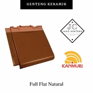 Genteng Keramik Kanmuri Full Flat Natural / Genteng Keramik Murah