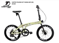 Sepeda lipat FOLDING BIKE UNITED NIGMA 8speed