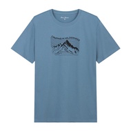 [ Online Exclusive ] Beau Monde Mens Camp Printed T-shirt 13095208001 เสื้อยืดผู้ชาย เสื้อจิออดาโน