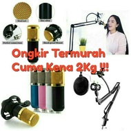 BM800+Stand Mic Fullset - Professional Microphone Home Recording Studio