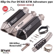 For DUKE KTM adventure 390 2020 2021 390 ADV Motorcycle Exhaust System Modified Muffler Escape Middle Link Pipe Slip on