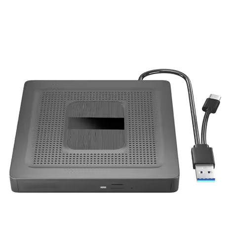 News External CD DVD Drive USB 3.0 Type-C CD Burner External Optical Drive Free Drive DVD CD Player 