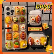 Cute 3D Food Phone Case for Oppo A5S A7 A12 A5 A9 2020 A15 A16 A3S A31 A32 A33 A52 A53 A54 A55 A56 A