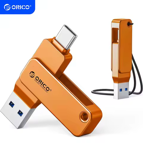 ORICO Dual USB Flash Drive USB-C & USB-A Mini Thumb Drive Read Speed Up to 150MB/s 32 64 128 256GB f