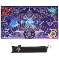 ENHANCE TCG Playmat - Play Mat with Stitched Edges, Smooth Surface and Drawstring Travel Bag - Compa