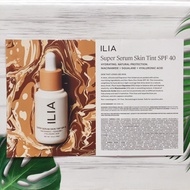 Ilia Super Serum Skin Tint SPF 40 samples
