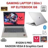 Gaming HP ELITEBOOK 735 G6 RYZEN 5 PRO RADEON VEGA 8 GRAPHICS CARD 16GB RAM 256GB SSD FULL HD LAPTOP