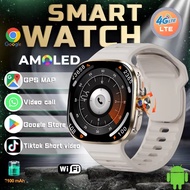 M99 Gen2 4G/5G Smartwatch Bluetooth Call HD AMOLED 2.40 inch Screen 900W Camera WIFI GPS 16GB+256GB 