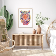 虎 • 絢麗- 霸氣掛畫/過年掛畫/臥室掛畫/老虎掛畫/北歐風/虎年