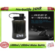 ✔🎁FREE SPECIAL GIFT🎁  Botol Air Herbalife Black 24HR 1000ml / 2000ml Water Bottle