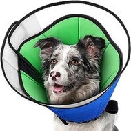 Deepened Extended E Collar for Dogs Pet Headwear Anti-Lick Neck Circle Large Dogs Comfortable Soft M
