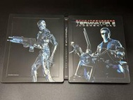 【萌影音】現貨 藍光BD『魔鬼終結者2』劇院版+終極加長版 4K UHD+2BD三碟限量夜光雙面凹凸鐵盒版 二手9成新