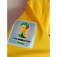 Brazil 2014 World Cup National Team Jersey full patch NNS OSCAR