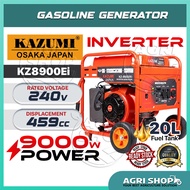 Agrishop KAZUMI Gasoline Generator Inverter KZ8900Ei 9.0kW 4-Stroke Petrol Engine 459CC Fuel 20L