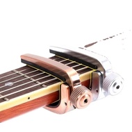 Guitar Capos Electric Acoustic Guitar Capo Bass Violin Ukulele Capotraste Single-handed Tune Clamp Trigger 3 Colors Metal Capo