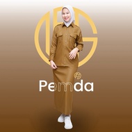 KATUN PDH style uniform made of toyobo cotton Cotton Safety Vest Uniform Kadet Polis Sekolah Menenga