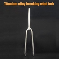 TiTo Gr.9 Titanium alloy road bike front fork 700C disc brake Bicycle Fork break wind Titanium fork 