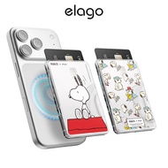 < elago > PEANUTS Snoopy Magsafe Magnetic Transparent Card Holder