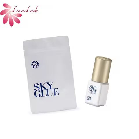 5ml Sky Glue Gold Cap Original Korea 0.5s Fastest Drying Eyelash Extension Glue Lasting 6 Week False