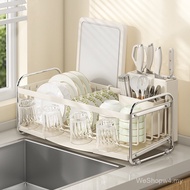 Source Kitchen Countertop Dish Storage Rack Multifunctional Household Drain Rack Knife Rack Chopstic