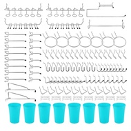 170pc PegBoard Hook Set Pegboard Accessories Organizer Kit