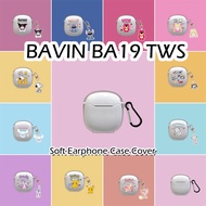 READY STOCK! For BAVIN BA19 TWS Case Anime cartoon Pattern Soft Silicone Earphone Case Casing Cover