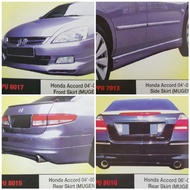 Accord (MG), PPU6017 (04-07) , PPU72018 (04-07), PPU82019 (04-05) 1H , HA2004-RS-04 (04-05) 2H , PU8